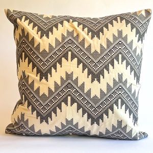 Darien Cross Stitch Pillow Cover Pottery barn 24 x 24